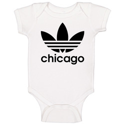Chicago Best City Adidas Logo Baby One Piece Chicago Best City Adidas Logo Baby One Piece