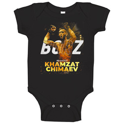 Khamzat Chimaev Borz Russian Mma Fighter Fan Baby One Piece Khamzat Chimaev Borz Russian Mma Fighter Fan Baby One Piece