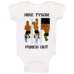 Mike Tyson Punch Out Video Game 80s Baby One Piece Mike Tyson Punch Out Video Game 80s Baby One Piece