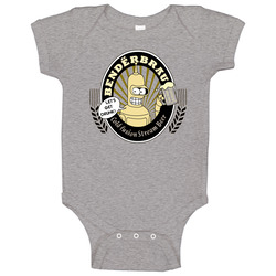 Benderbrau Bender Beer Funny Baby One Piece Benderbrau Bender Beer Funny Baby One Piece