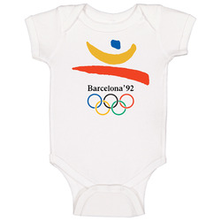 Barcelona 1992 Summer Olympics Baby One Piece Barcelona 1992 Summer Olympics Baby One Piece