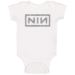 Captain Marvel Nine Nails Rock Band Logo Distressed Vintage Baby One Piece Captain Marvel Nine Nails Rock Band Logo Distressed Vintage Baby One Piece