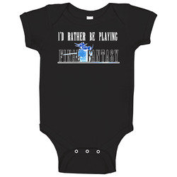 I'd Rather Be Playing Final Fantasy Baby One Piece I'd Rather Be Playing Final Fantasy Baby One Piece