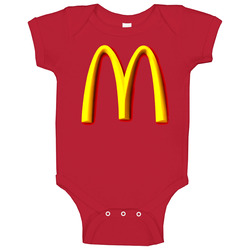 Mcdonalds Golden Arches Baby One Piece Mcdonalds Golden Arches Baby One Piece