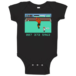 Mike Tyson's Punch Out Nes Baby One Piece Mike Tyson's Punch Out Nes Baby One Piece