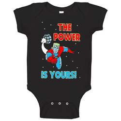 Captain Planet The Power Is Yours Cartoon Retro Baby One Piece Captain Planet The Power Is Yours Cartoon Retro Baby One Piece