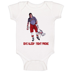 Bob Probert Hockey Enforcer Baby One Piece Bob Probert Hockey Enforcer Baby One Piece