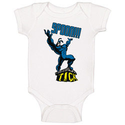 The Tick Spoon Cartoon Super Hero Baby One Piece The Tick Spoon Cartoon Super Hero Baby One Piece