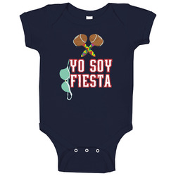 Yo Soy Fiesta Rob Gronkowski Baby One Piece Yo Soy Fiesta Rob Gronkowski Baby One Piece