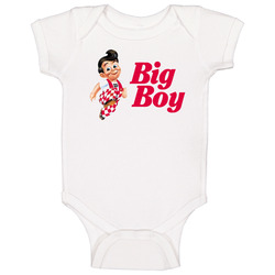 Big Boy Restaurant Mascot Baby One Piece Big Boy Restaurant Mascot Baby One Piece
