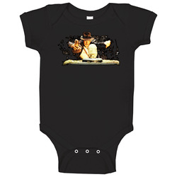 Indiana Jones Raiders Of The Lost Ark Movie Retro Baby One Piece Indiana Jones Raiders Of The Lost Ark Movie Retro Baby One Piece