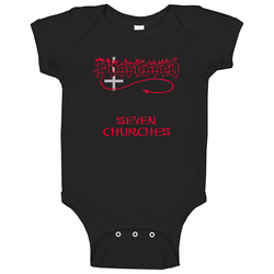 Possessed Seven Churches Baby One Piece Possessed Seven Churches Baby One Piece