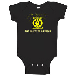 Borussia Dortmund Soccer Football Baby One Piece Borussia Dortmund Soccer Football Baby One Piece