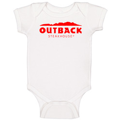 Outback Steakhouse American Favorite Fast Food Baby One Piece Outback Steakhouse American Favorite Fast Food Baby One Piece