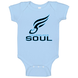 Philadelphia Soul Arena Football League Team Fan Logo Baby One Piece Philadelphia Soul Arena Football League Team Fan Logo Baby One Piece