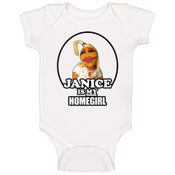 Janice Is My Homegirl Muppet Baby One Piece Janice Is My Homegirl Muppet Baby One Piece