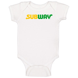 Subway American Favorite Fast Food Baby One Piece Subway American Favorite Fast Food Baby One Piece