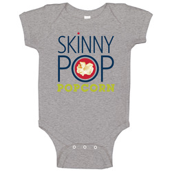 Skinny Pop Favorite Popcorn Snack Food Lovers Raglan Baby One Piece Skinny Pop Favorite Popcorn Snack Food Lovers Raglan Baby One Piece
