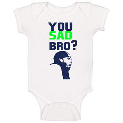 You Sad Bro Richard Sherman Super Bowl Loses Baby One Piece You Sad Bro Richard Sherman Super Bowl Loses Baby One Piece