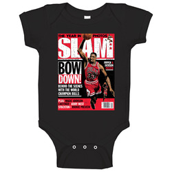 Slam Magazine Issue 20 Scottie Pippen Popular Basketball Magazine Grunge Look Baby One Piece Slam Magazine Issue 20 Scottie Pippen Popular Basketball Magazine Grunge Look Baby One Piece
