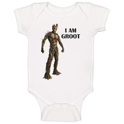 I Am Groot Baby One Piece