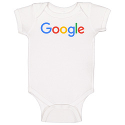 Google Logo Baby One Piece