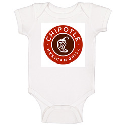 Chipotle American Favorite Fast Food Holiday Ornament Baby One Piece Chipotle American Favorite Fast Food Holiday Ornament Baby One Piece