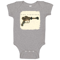 Foo Fighters Ray Gun American Rock Band Music Baby One Piece Foo Fighters Ray Gun American Rock Band Music Baby One Piece