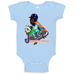 Bo Jackson Retro Baseball Caricature Baby One Piece Bo Jackson Retro Baseball Caricature Baby One Piece