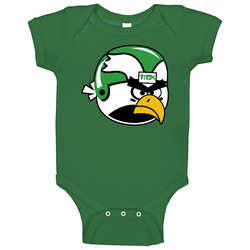 Angry Birds Philly Philadelphia Football Eagle Baby One Piece Angry Birds Philly Philadelphia Football Eagle Baby One Piece