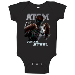 People Champions Real Steel Movie Atom Robot Baby One Piece