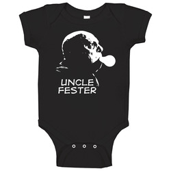 Uncle Fester The Addams Family Tv Show Baby One Piece Uncle Fester The Addams Family Tv Show Baby One Piece