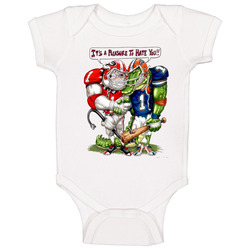 College Football Rivals Pleasure To Hate Gators Bulldogs Cfb Baby One Piece College Football Rivals Pleasure To Hate Gators Bulldogs Cfb Baby One Piece