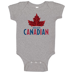 Molson Canadian Logo Baby One Piece Molson Canadian Logo Baby One Piece