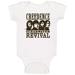 Creedence Clearwater Revival Band Baby One Piece Creedence Clearwater Revival Band Baby One Piece
