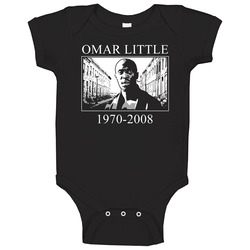 Omar Little The Wire Baby One Piece Omar Little The Wire Baby One Piece
