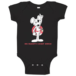 Danger Mouse Retro Cartoon Hero British Baby One Piece
