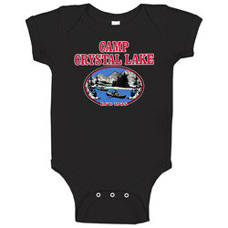Friday The 13th Camp Crystal Lake Horror Baby One Piece Friday The 13th Camp Crystal Lake Horror Baby One Piece