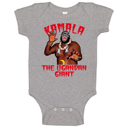 Kamala The Ugandan Giant Wrestling Legend Baby One Piece Kamala The Ugandan Giant Wrestling Legend Baby One Piece