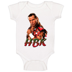 Shawn Michaels Hbk Wrestling Legend Black Baby One Piece Shawn Michaels Hbk Wrestling Legend Black Baby One Piece