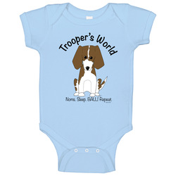 Noms. Ball. Repeat. T Shirt - Any Colour Baby One Piece Noms. Ball. Repeat. T Shirt - Any Colour Baby One Piece