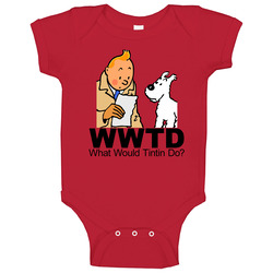 The Adventures Of Tintin Tin Tin Cartoon Baby One Piece