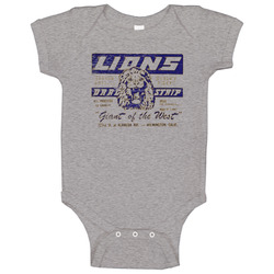 Lion's Drag Strip Logo Cool Distressed Grunge Look Once Upon A Time In Hollywood Movie Fan Gift Baby One Piece Lion's Drag Strip Logo Cool Distressed Grunge Look Once Upon A Time In Hollywood Movie Fan Gift Baby One Piece