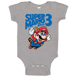 Super Mario Bros. 3 Nintendo Retro Baby One Piece