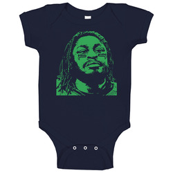 Marshawn Lynch Seattle Football Beast Mode Running Back Baby One Piece Marshawn Lynch Seattle Football Beast Mode Running Back Baby One Piece