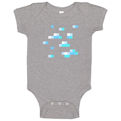 Minecraft Ore Diamond Baby One Piece Minecraft Ore Diamond Baby One Piece