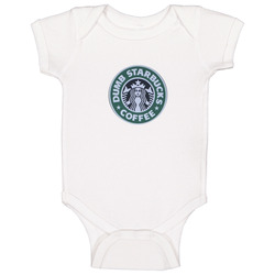Dumb Starbucks Parody Baby One Piece Dumb Starbucks Parody Baby One Piece