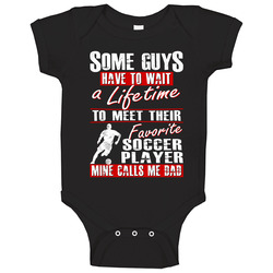 My Child is My Favorite Player Soccer Dad T Shirt - Gift for Dad Baby One Piece My Child is My Favorite Player Soccer Dad T Shirt - Gift for Dad Baby One Piece