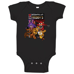 Five Nights At Freddy's Comic Comes Alive Baby One Piece Five Nights At Freddy's Comic Comes Alive Baby One Piece