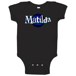 Matilda Musical Logo Baby One Piece Matilda Musical Logo Baby One Piece
